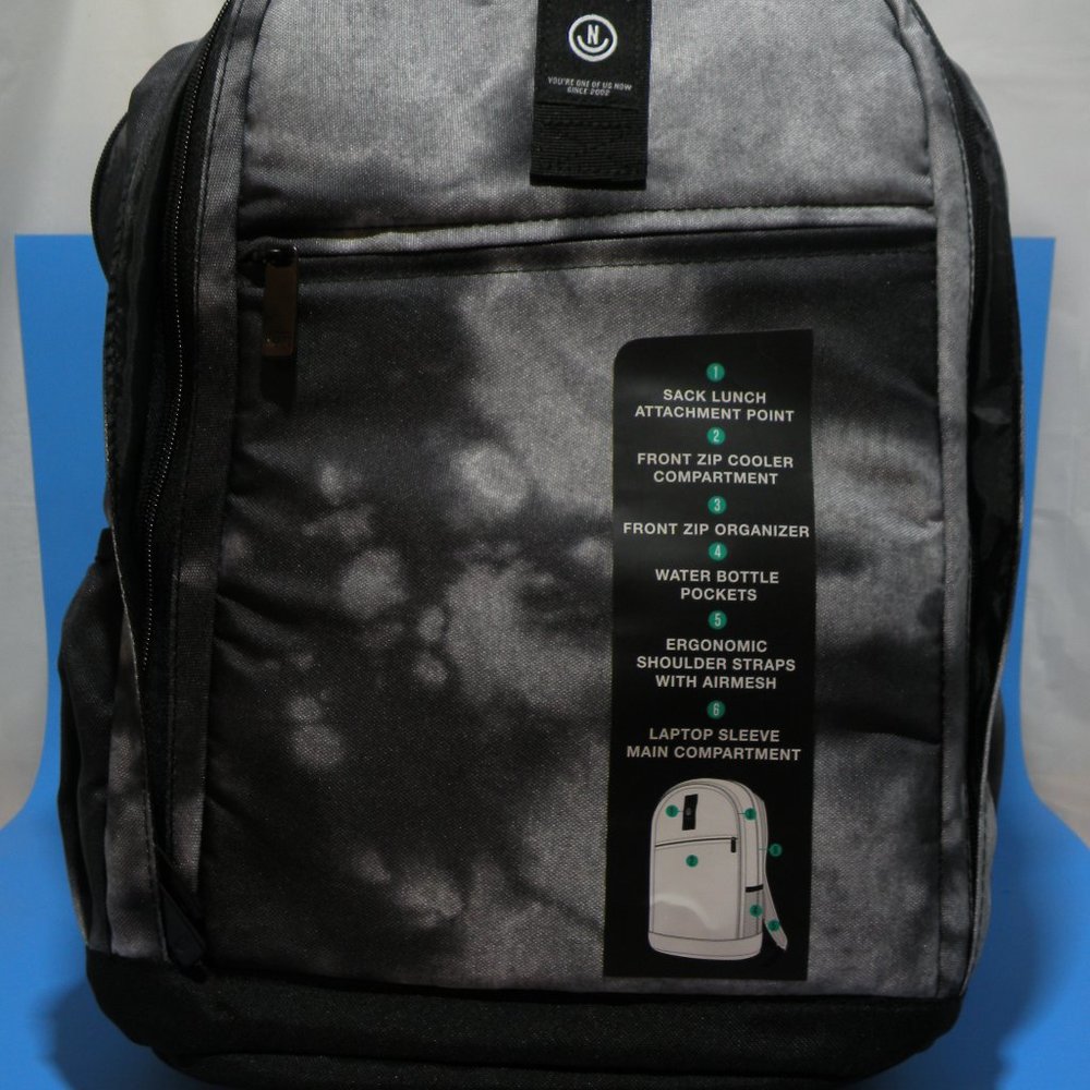 Neff Daily XL Prints Backpack Smoke Grey Mens Wome